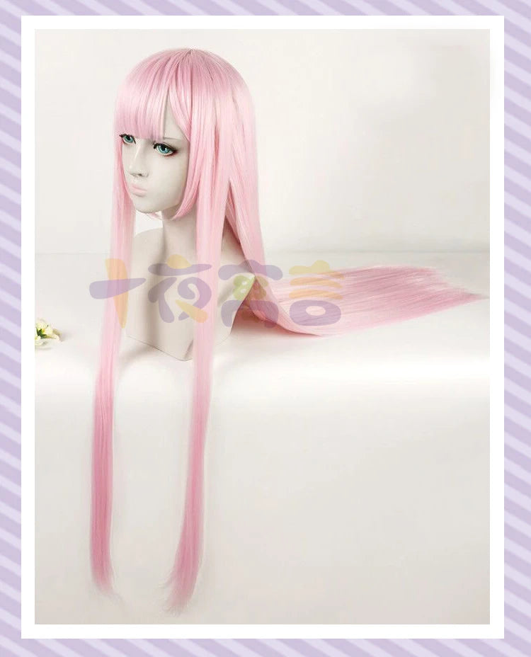 Anime Princess Bubblegum 100cm Long Cosplay Wig