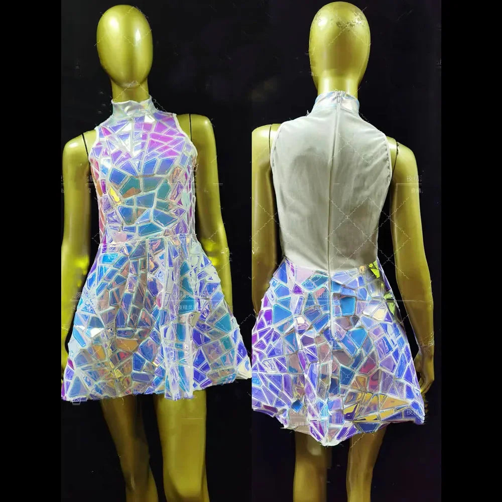 Silver Dress Mirror Dress