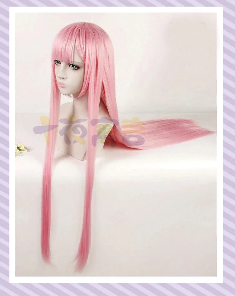 Anime Princess Bubblegum 100cm Long Cosplay Wig