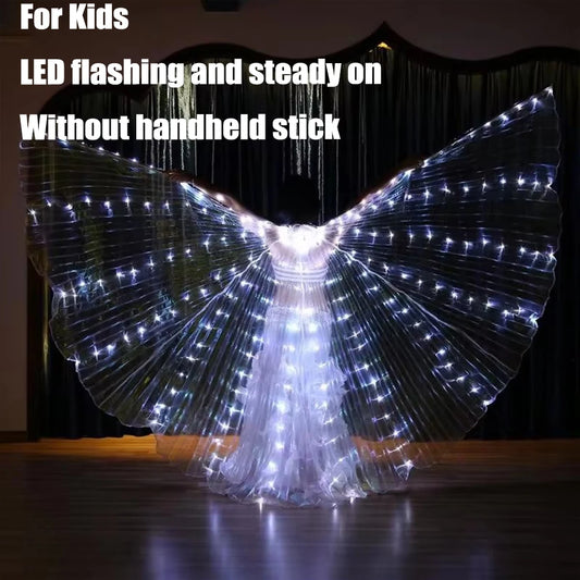 LED Rainbow Color Glowing Wings
