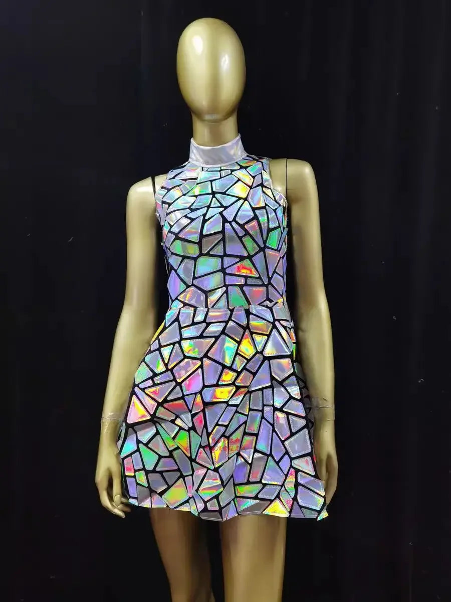 Silver Dress Mirror Dress