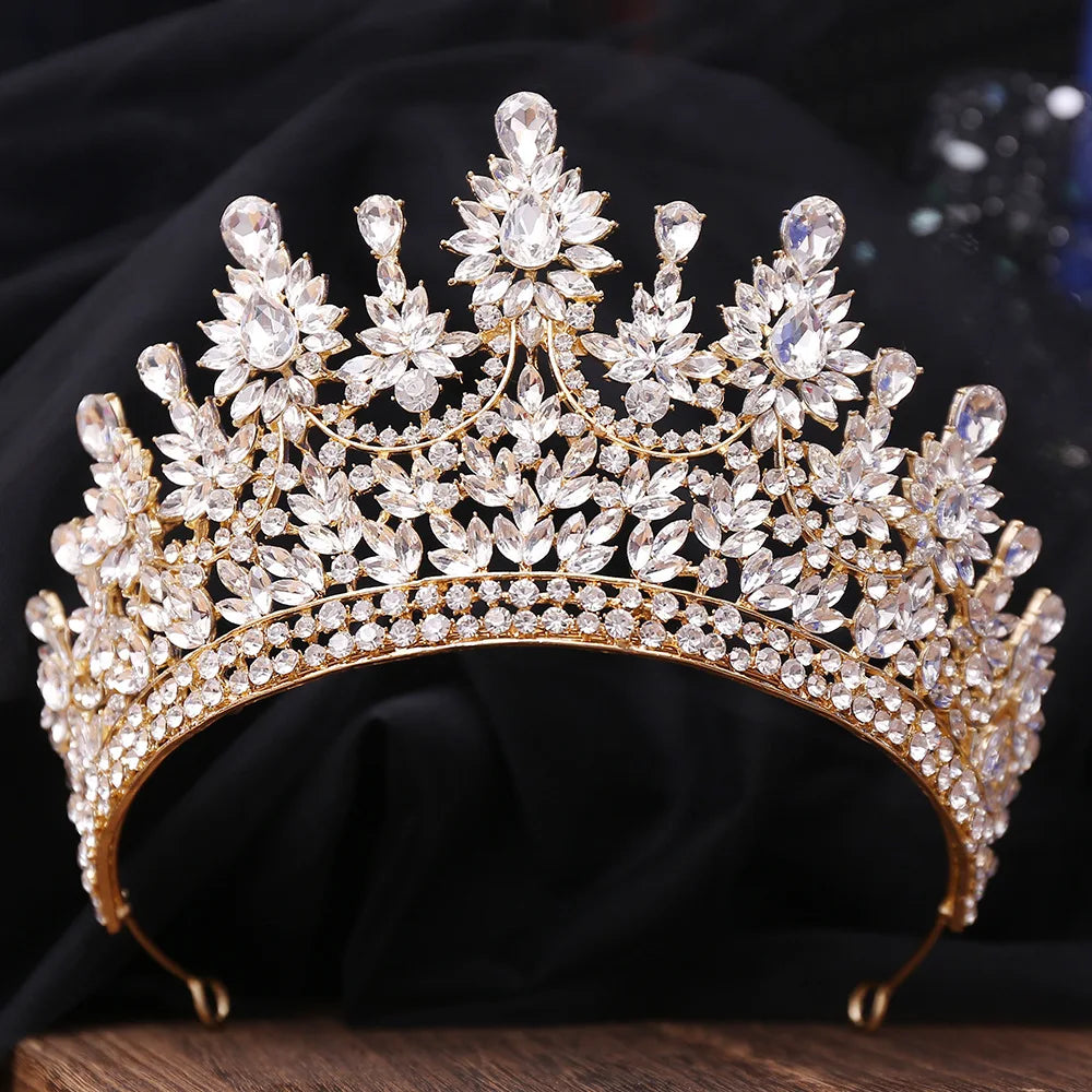 Elegant Luxury Crystal Tiara