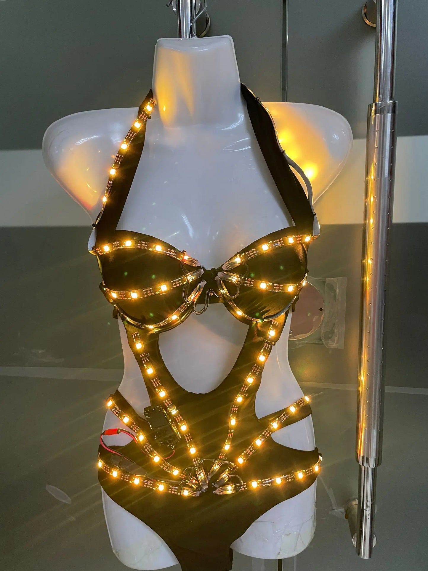 LED Glowing Music Festival Bikini - SPECIAL ORDER