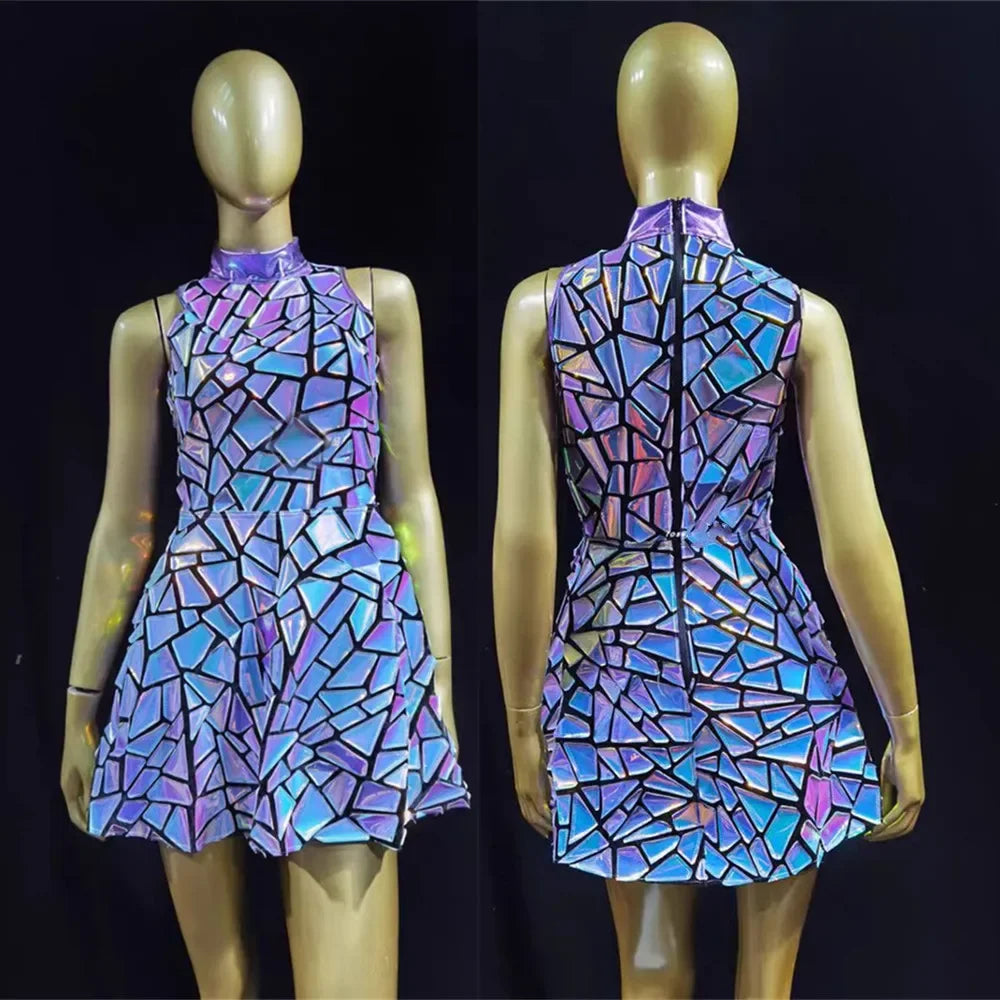 Silver Dress Mirror Dress