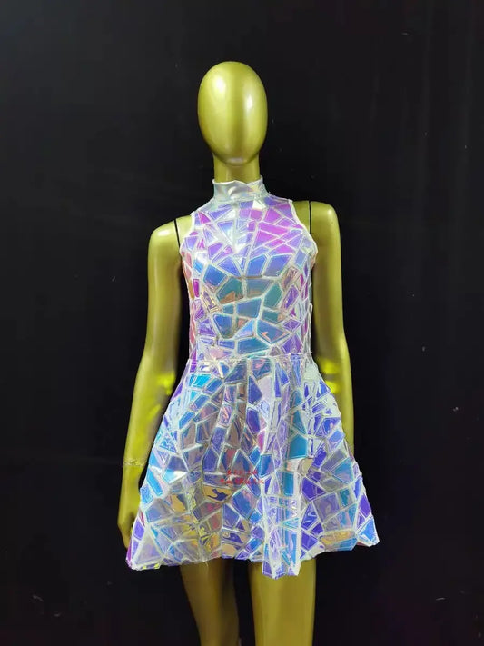 Silver Dress Mirror Dress