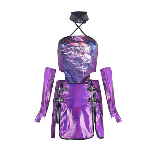 Purple Jazz Dance Costume