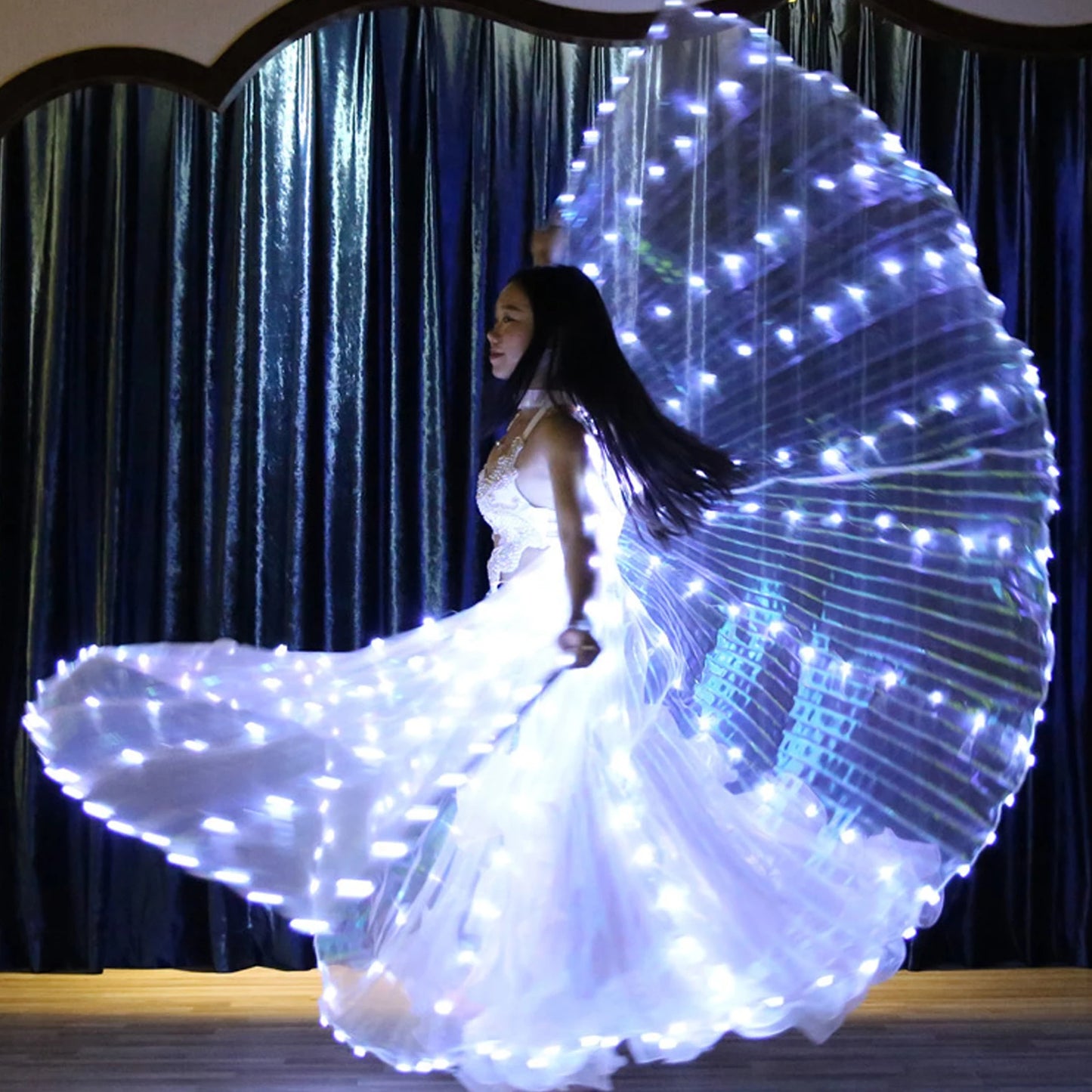 LED White Butterfly Wings